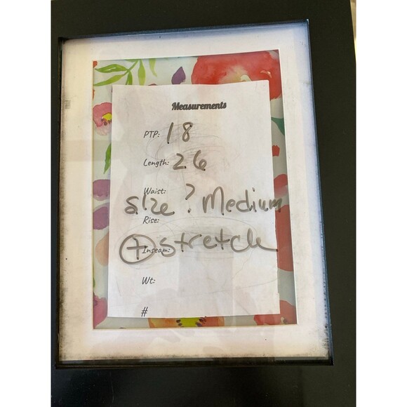 Fashion Blouse Size ? Medium Wide Navy & White Stripes Floral Sleeves Unique Top - Picture 9 of 9